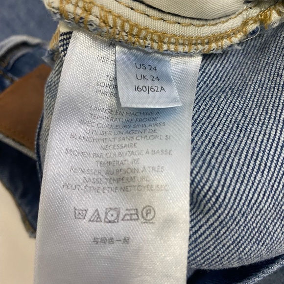 Free People NWT We The Free Women 24 Light Wash Blue Skinny Leg Jeans Distressed - Picture 11 of 11